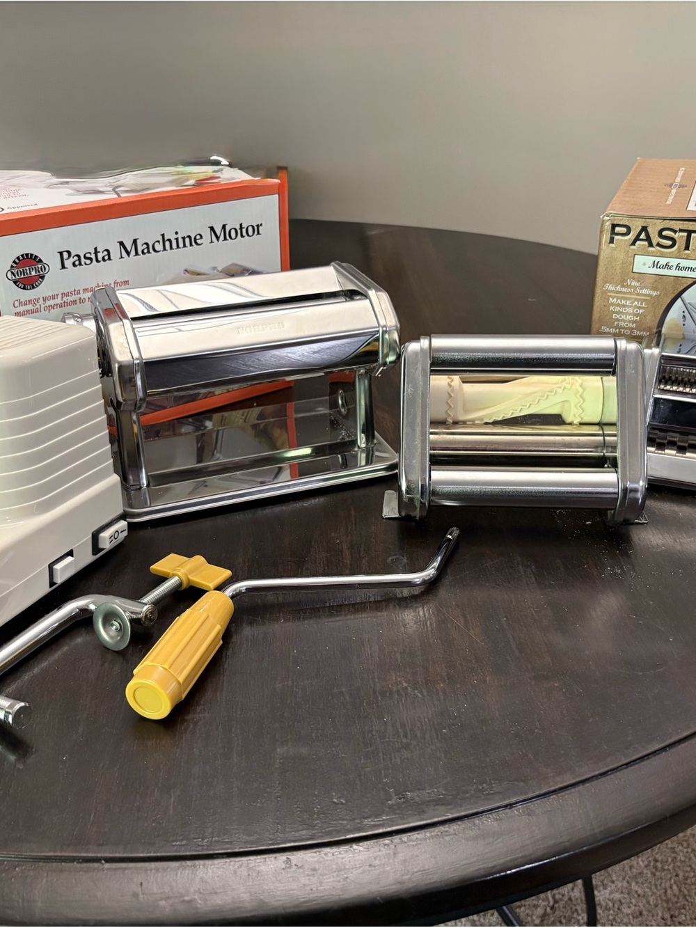 NorPro Pasta Roller and Cutter Set with NorPro Motor